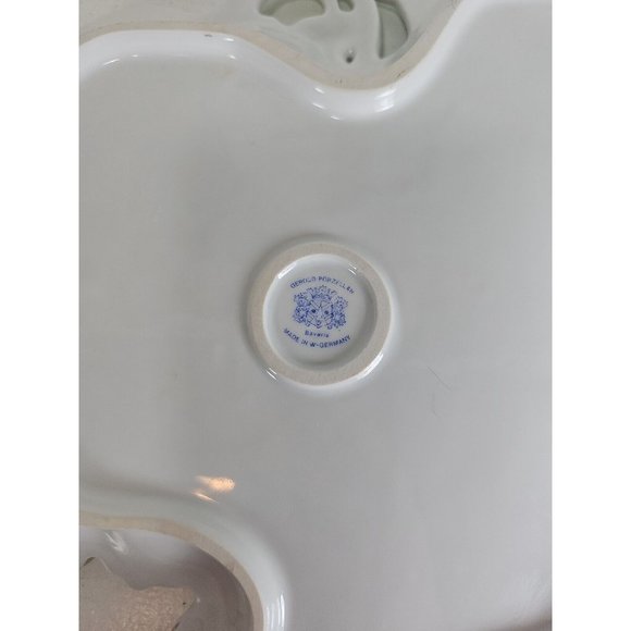 Gerold Porzellan Bavaria 13.5" Grapes  Leaves Serving Platter West Germany - Picture 5 of 5